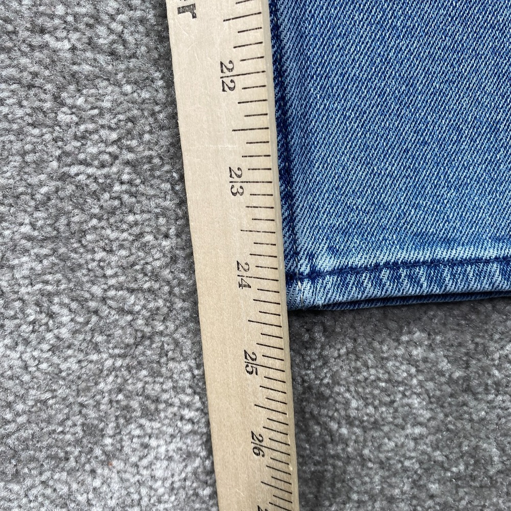 Hollister Ultra High Rise Patches Distressed Mom‎ Jeans Women's Size 0R Blue - Picture 4 of 12